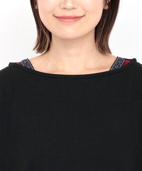 チチカカ(チチカカ)の「サカリバ肩チロリードルマンチュニック(チュニック・レディース・アイボリー/ネイビー/グリーン/ブラック・FREE)」の22枚目の写真