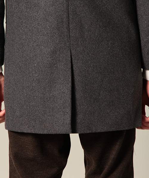 CIAOPANIC(チャオパニック)の「【Ciaopanic】【TOOL】 ウール混ステンカラーコート(ステンカラーコート・メンズ・グレー/ネイビー・MEDIUM/LARGE)」の7枚目の写真