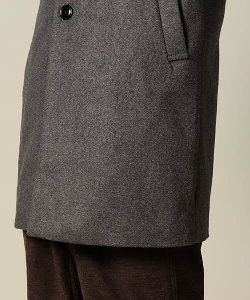 CIAOPANIC(チャオパニック)の「【Ciaopanic】【TOOL】 ウール混ステンカラーコート(ステンカラーコート・メンズ・グレー/ネイビー・MEDIUM/LARGE)」の14枚目の写真