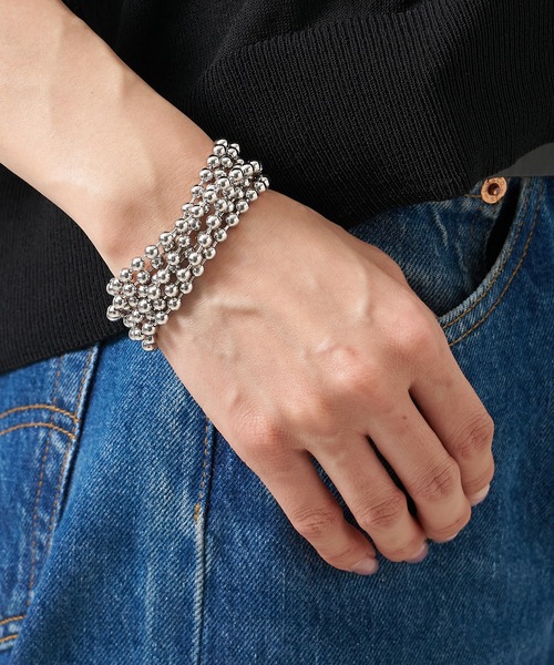 collex（コレックス）の「【dignif】【金属アレルギー対応】ボールチェーンネックレス5mm（ネックレス・レディース・シルバー・フリー）」の3枚目の写真