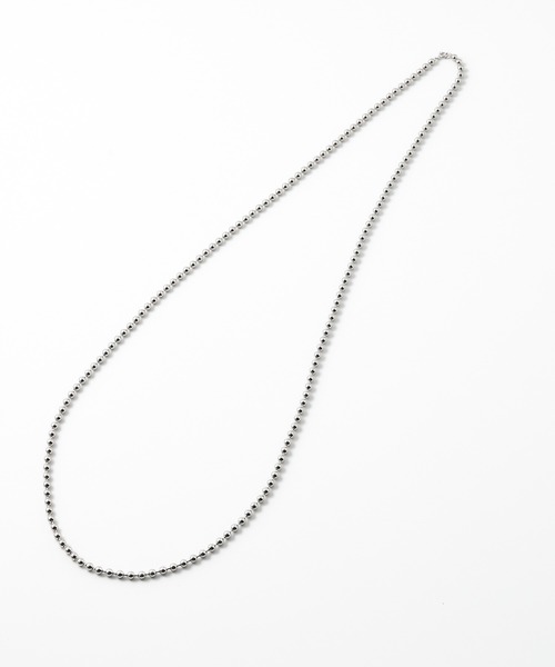 collex（コレックス）の「【dignif】【金属アレルギー対応】ボールチェーンネックレス5mm（ネックレス・レディース・シルバー・フリー）」の4枚目の写真