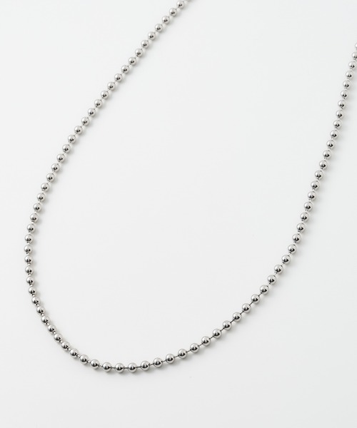 collex（コレックス）の「【dignif】【金属アレルギー対応】ボールチェーンネックレス5mm（ネックレス・レディース・シルバー・フリー）」の5枚目の写真