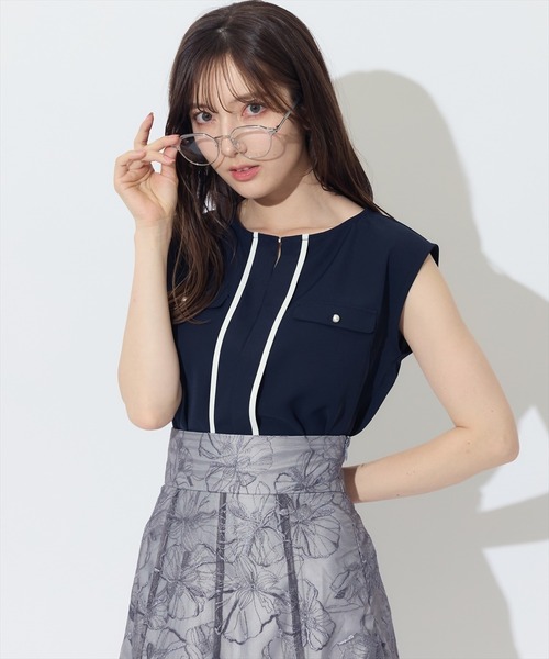 SWINGLE（スウィングル）の「刺繍レース接ぎマーメイドスカート（スカート・レディース・グレー系その他/ボルドー/ホワイト系その他・FREE）」の12枚目の写真