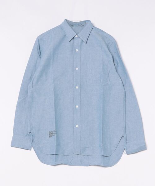 【セール】【HOUSTON】U.S.A IRFORCE OXFORD BLUE SHIRT（シャツ/ブラウス）｜HOUSTON（ヒューストン）