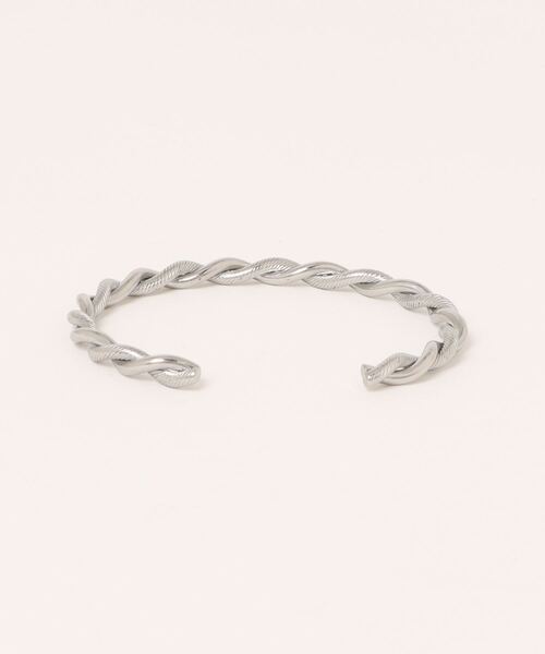 Three Four Time（ｽﾘｰﾌｫｰﾀｲﾑ）の「スクリューステンレスバングル（バングル/リストバンド・レディース・シルバー/ゴールド・FREE）」の7枚目の写真