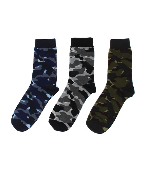 RAGEBLUE（レイジブルー）の「＜3Pセットでお買い得＞クルーソックスFW /568150（ソックス/靴下・メンズ・その他5/オフホワイト/その他2/ホワイト/その他1/その他4/その他3/その他/ブラック・FREE）」の7枚目の写真