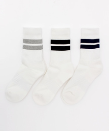 RAGEBLUE | ＜3Pセットでお買い得＞クルーソックスFW /568150(ソックス/靴下)