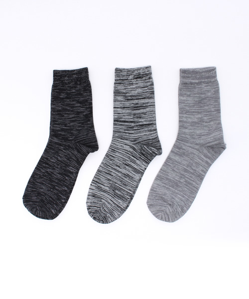 RAGEBLUE（レイジブルー）の「＜3Pセットでお買い得＞クルーソックスFW /568150（ソックス/靴下・メンズ・その他5/オフホワイト/その他2/ホワイト/その他1/その他4/その他3/その他/ブラック・FREE）」の3枚目の写真