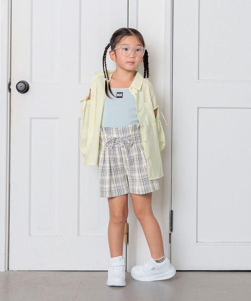 10C REPIPI（ジューシーレピピ）の「【10C REPIPI】ソデリボンルーズシャツ（シャツ/ブラウス・キッズ・ピンク/イエロー/ホワイト・130cm/120cm/110cm）」の12枚目の写真