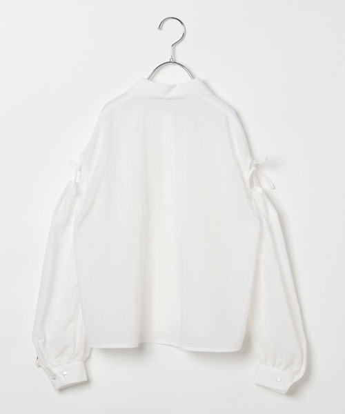 10C REPIPI（ジューシーレピピ）の「【10C REPIPI】ソデリボンルーズシャツ（シャツ/ブラウス・キッズ・ピンク/イエロー/ホワイト・130cm/120cm/110cm）」の17枚目の写真