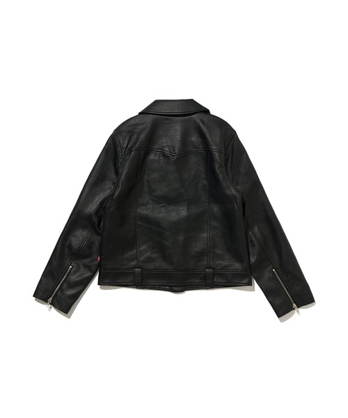 Levi's(リーバイス)の「Levi's/リーバイス KENDAL MOTO ライダースジャケット ブラック CAVIAR(ライダースジャケット・レディース・ブラック・S/XS/M)」の3枚目の写真