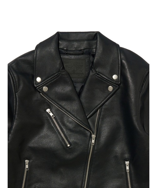 Levi's(リーバイス)の「Levi's/リーバイス KENDAL MOTO ライダースジャケット ブラック CAVIAR(ライダースジャケット・レディース・ブラック・S/XS/M)」の4枚目の写真