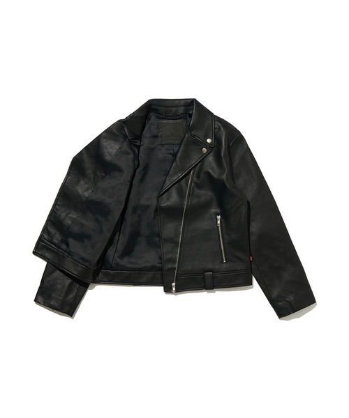 Levi's(リーバイス)の「Levi's/リーバイス KENDAL MOTO ライダースジャケット ブラック CAVIAR(ライダースジャケット・レディース・ブラック・S/XS/M)」の7枚目の写真