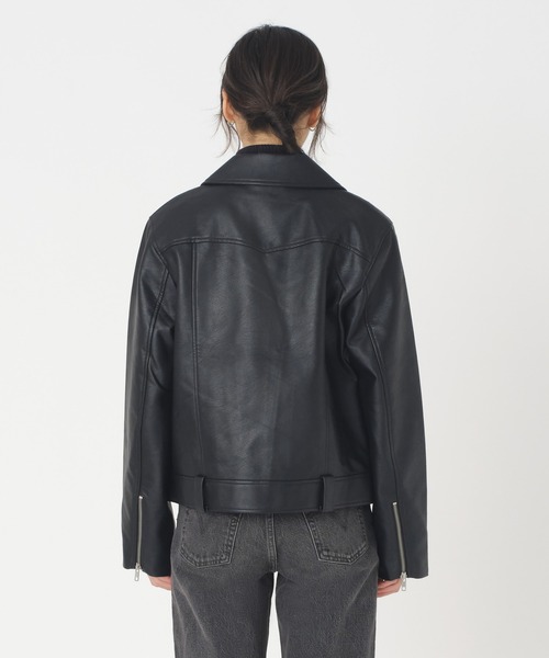 Levi's(リーバイス)の「Levi's/リーバイス KENDAL MOTO ライダースジャケット ブラック CAVIAR(ライダースジャケット・レディース・ブラック・S/XS/M)」の10枚目の写真