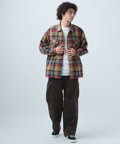 BAYFLOW(ベイフロー)の「コーデュロイカーゴパンツ(カーゴパンツ・メンズ・ブラック/ダークブラウン/ベージュ・MEDIUM/LARGE)」の7枚目の写真