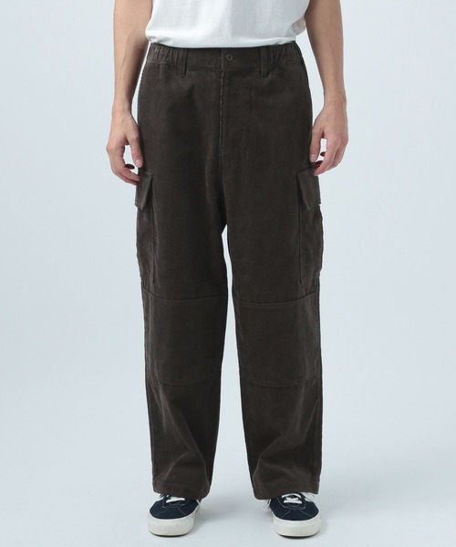 BAYFLOW(ベイフロー)の「コーデュロイカーゴパンツ(カーゴパンツ・メンズ・ブラック/ダークブラウン/ベージュ・MEDIUM/LARGE)」の8枚目の写真