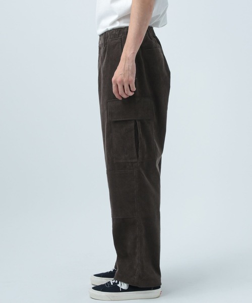 BAYFLOW(ベイフロー)の「コーデュロイカーゴパンツ(カーゴパンツ・メンズ・ブラック/ダークブラウン/ベージュ・MEDIUM/LARGE)」の9枚目の写真