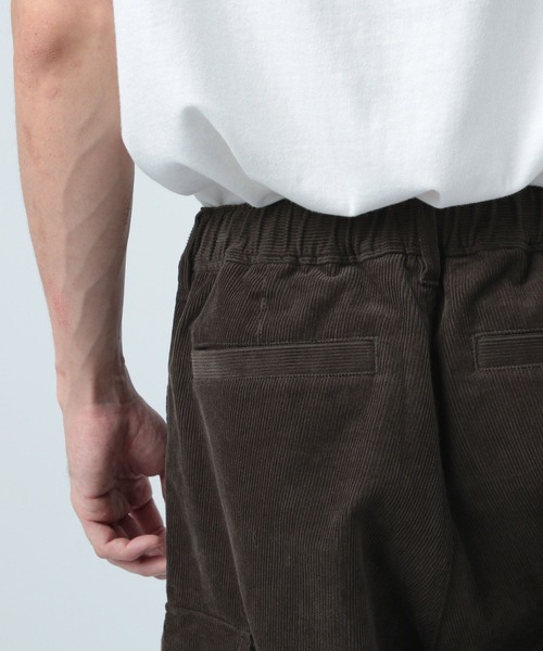 BAYFLOW(ベイフロー)の「コーデュロイカーゴパンツ(カーゴパンツ・メンズ・ブラック/ダークブラウン/ベージュ・MEDIUM/LARGE)」の11枚目の写真