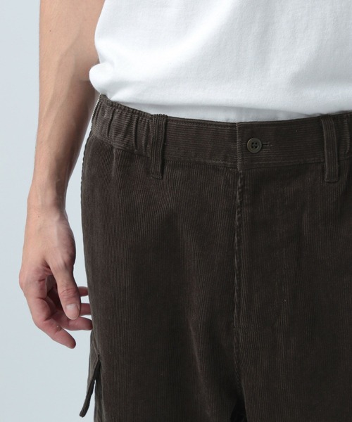 BAYFLOW(ベイフロー)の「コーデュロイカーゴパンツ(カーゴパンツ・メンズ・ブラック/ダークブラウン/ベージュ・MEDIUM/LARGE)」の13枚目の写真