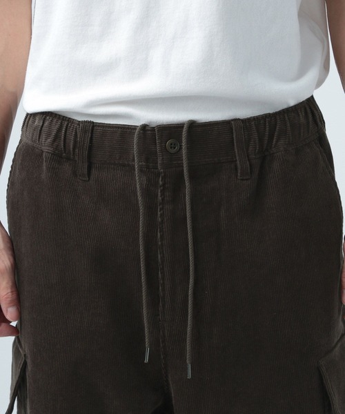 BAYFLOW(ベイフロー)の「コーデュロイカーゴパンツ(カーゴパンツ・メンズ・ブラック/ダークブラウン/ベージュ・MEDIUM/LARGE)」の14枚目の写真