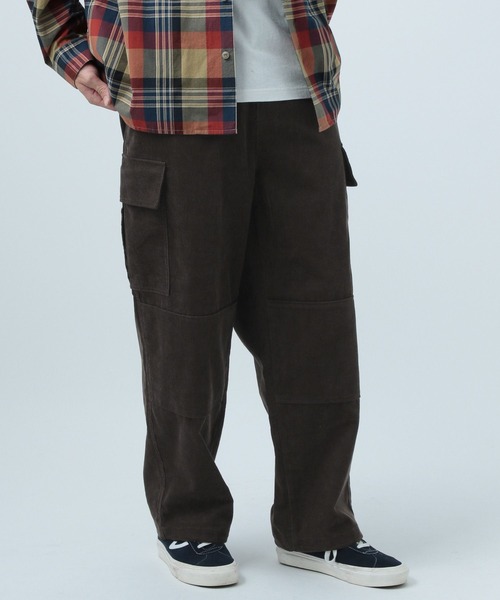 BAYFLOW(ベイフロー)の「コーデュロイカーゴパンツ(カーゴパンツ・メンズ・ブラック/ダークブラウン/ベージュ・MEDIUM/LARGE)」の22枚目の写真