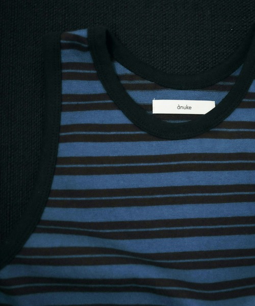 セール】Multi Border Tanktop（タンクトップ）｜anuke（アンヌーク
