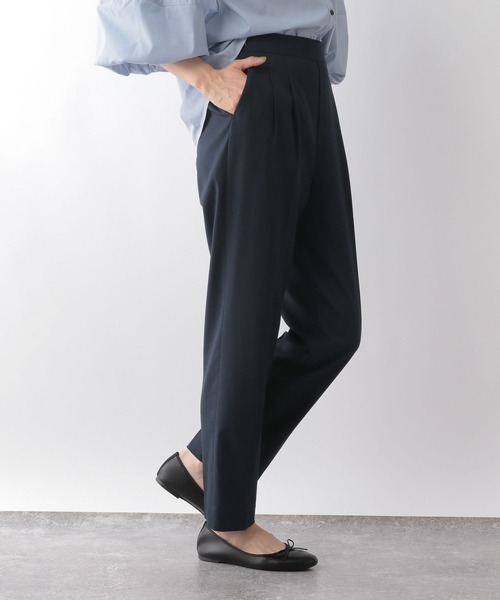 GLOBAL WORK(グローバルワーク)の「ウツクシルエットテーパードパンツTall/115392(その他パンツ・レディース・チャコール/モカ/ネイビー/アイボリー/ブラック・SMALL/MEDIUM/LARGE/X-LARGE)」の5枚目の写真