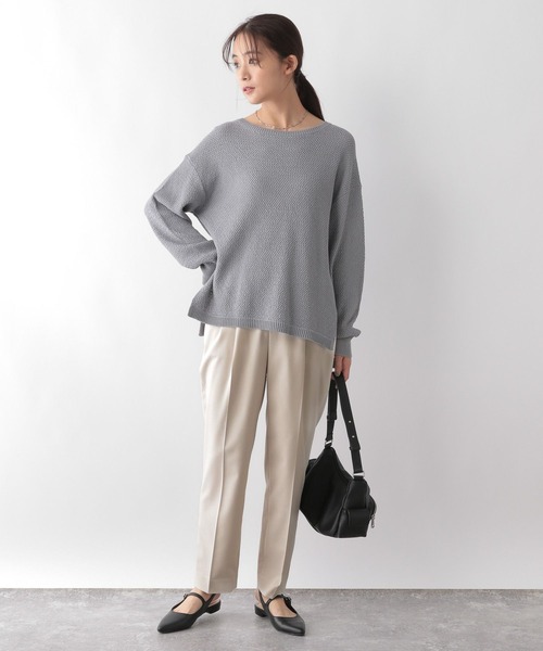 GLOBAL WORK(グローバルワーク)の「ウツクシルエットテーパードパンツTall/115392(その他パンツ・レディース・チャコール/モカ/ネイビー/アイボリー/ブラック・SMALL/MEDIUM/LARGE/X-LARGE)」の11枚目の写真
