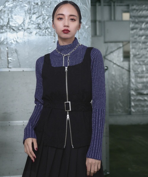 HARE VINTAGEジャガード2WAYジャケット パープル サイズS HARE（ハレ