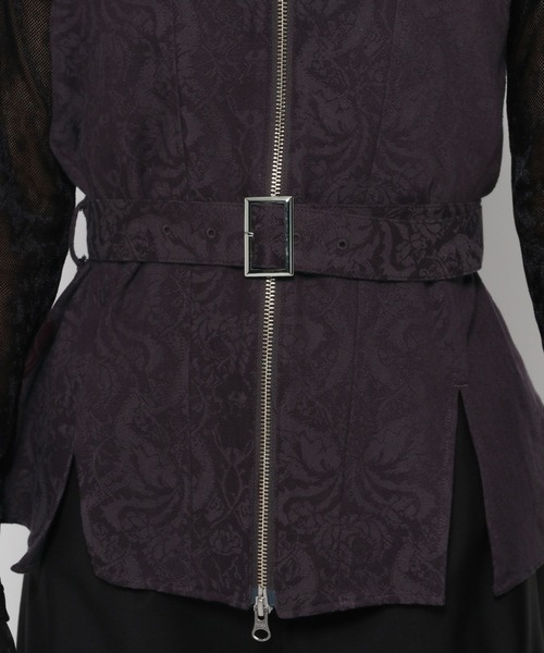 HARE（ハレ）の「2WAYヴィンテージジャガードビスチェ(HARE)（ベスト・レディース・ブラック/バーガンディー・FREE）」の22枚目の写真