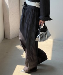 chuclla（チュクラ）の「ストライプ ボリューム パンツ chw24a022（その他パンツ・レディース）」