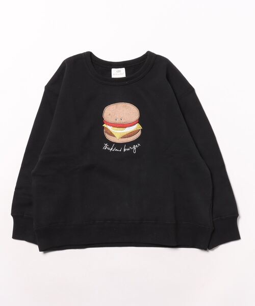 SKAPE(エスケープ)の「アメリケントレーナー(スウェット・キッズ・ブラック/グリーン・100cm/80cm/120cm/90cm/130cm/110cm)」の3枚目の写真