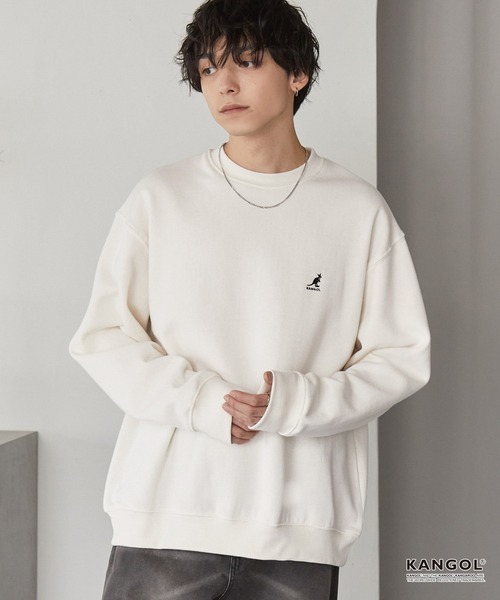 KANGOL/カンゴール 別注 ロゴ ワンポイント刺繍 オーバーサイズ