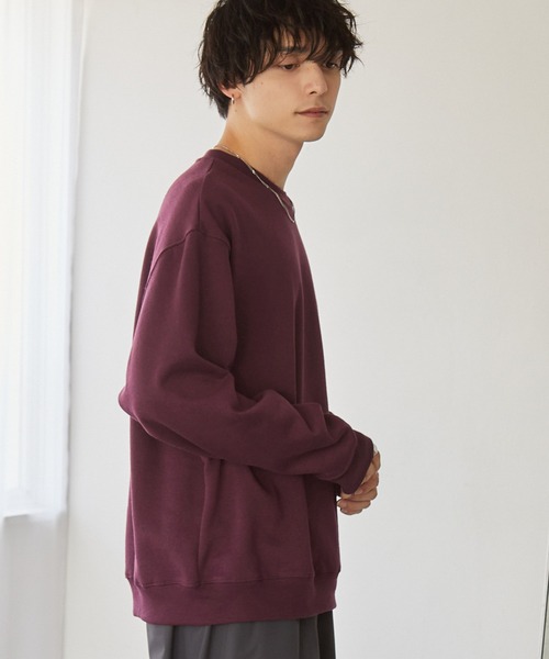 KANGOL(カンゴール)の「KANGOL/カンゴール 別注 ロゴ ワンポイント刺繍 オーバーサイズ スウェットプルオーバー(スウェット・メンズ・ブラック/グレー/アイボリー/ブラウン/ネイビー/チャコール/グレイッシュベージュ/グレイッシュブルー/ワイン系/グリーン系/モカ・S/M/L/XL)」の17枚目の写真