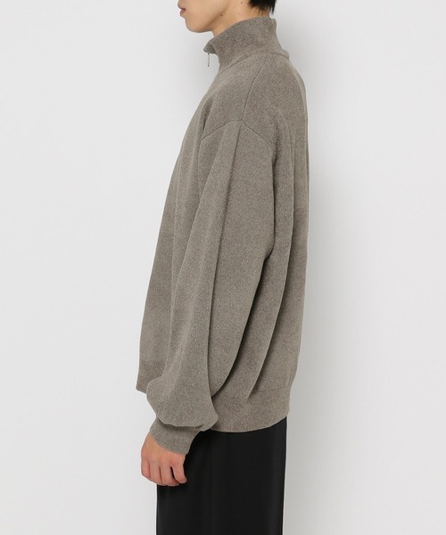 HARE（ハレ）の「シルキーSOFTモールニットハーフZIP(HARE)（ニット/セーター・メンズ・グレー/ブルー/ブラック・SMALL/MEDIUM）」の20枚目の写真
