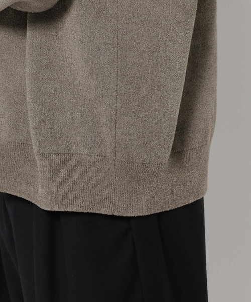 HARE（ハレ）の「シルキーSOFTモールニットハーフZIP(HARE)（ニット/セーター・メンズ・グレー/ブルー/ブラック・SMALL/MEDIUM）」の16枚目の写真