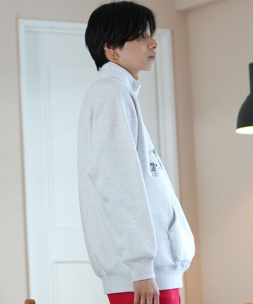 青森山田　ハーフジップ　M レア番号付き 12か14 楽天市場】【2025AW】ニット メンズ ハーフジップ 幾何学模様 クルー