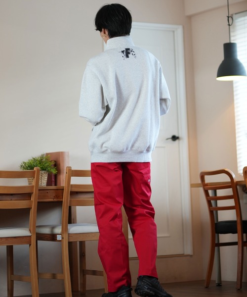 【セール】【ムラサキスポーツ限定】FORGET NEVER/フォーゲットネバー ハーフジップトレーナー ビックシルエット 244OO1TR090FN（スウェット）｜FORGET NEVER（フォーゲットネバー）