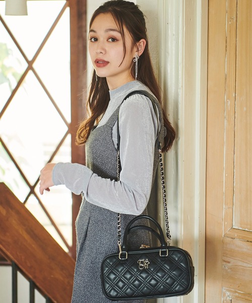 31 Sons de mode（トランテアン　ソン　ドゥ　モード）の「ベロアチュールトップス（Tシャツ/カットソー・レディース・ライトグレー/グリーン/オフホワイト・フリー）」の9枚目の写真