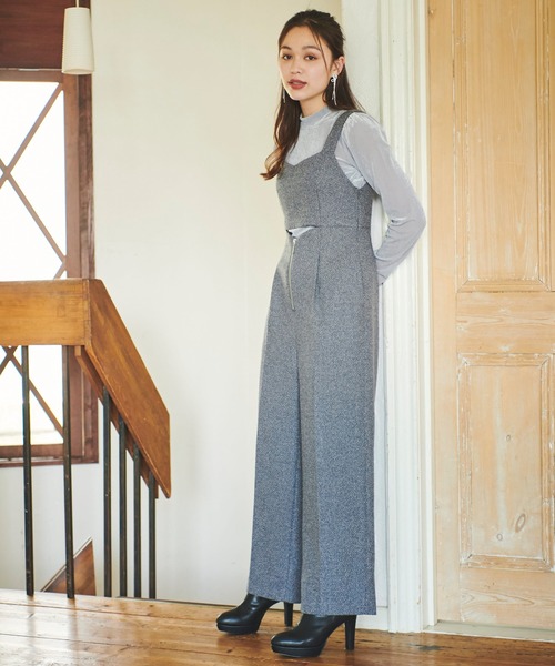 31 Sons de mode（トランテアン　ソン　ドゥ　モード）の「ベロアチュールトップス（Tシャツ/カットソー・レディース・ライトグレー/グリーン/オフホワイト・フリー）」の14枚目の写真