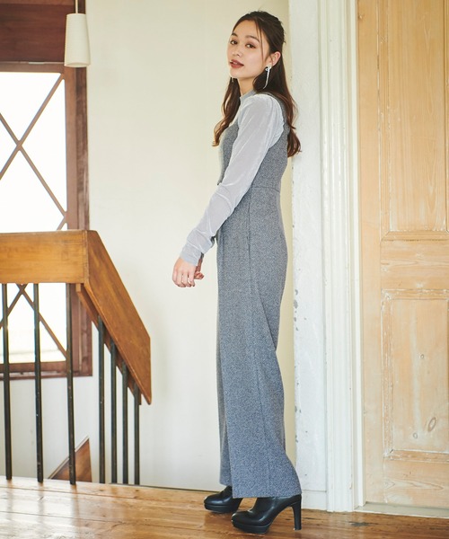 31 Sons de mode（トランテアン　ソン　ドゥ　モード）の「ベロアチュールトップス（Tシャツ/カットソー・レディース・ライトグレー/グリーン/オフホワイト・フリー）」の16枚目の写真