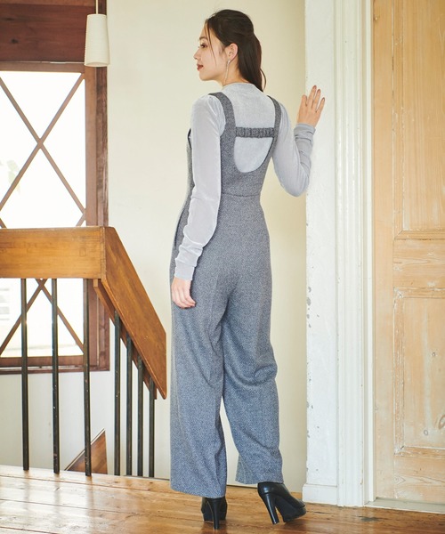 31 Sons de mode（トランテアン　ソン　ドゥ　モード）の「ベロアチュールトップス（Tシャツ/カットソー・レディース・ライトグレー/グリーン/オフホワイト・フリー）」の17枚目の写真