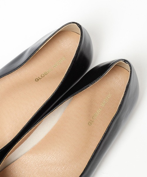 GLOBAL WORK（グローバルワーク）の「らくっション撥水フィットパンプス/135895（パンプス・レディース・ガンメタ/アイボリー系7/シルバー/ブラック/ブラック系9/ゴールド系/ブラック系/シルバー系3/ベージュ/ブラウン/ダークブラウン/ゼブラ/レオパード・LARGE/SMALL/X-LARGE/MEDIUM）」の19枚目の写真