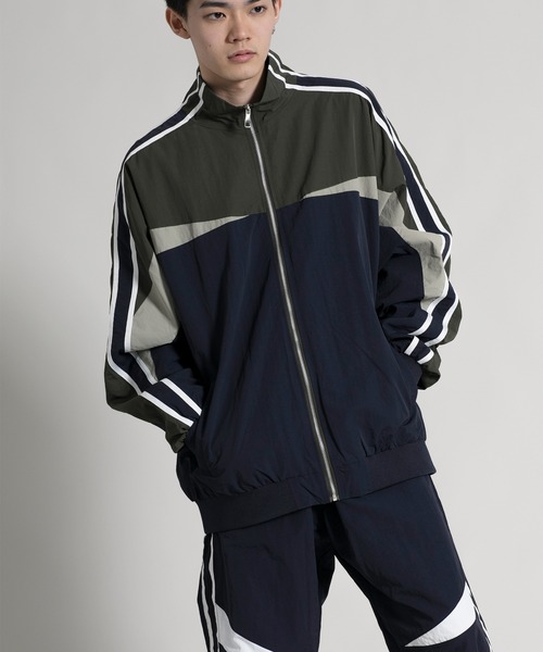 aimoha(アイモハ)の「【aimoha neo】 Retro Color Block Jacket(ブルゾン・メンズ・ブラック/ネイビー・MEDIUM/XX-LARGE/LARGE/X-LARGE/XXX-LARGE/XXXX-LARGE)」の20枚目の写真