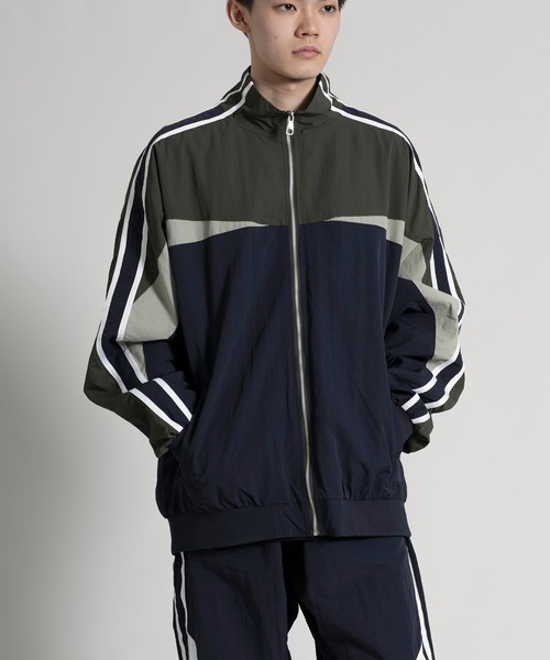 aimoha(アイモハ)の「【aimoha neo】 Retro Color Block Jacket(ブルゾン・メンズ・ブラック/ネイビー・MEDIUM/XX-LARGE/LARGE/X-LARGE/XXX-LARGE/XXXX-LARGE)」の21枚目の写真