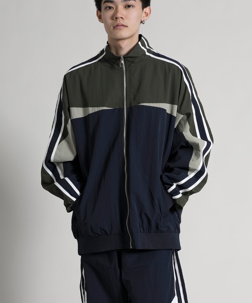 aimoha(アイモハ)の「【aimoha neo】 Retro Color Block Jacket(ブルゾン・メンズ・ブラック/ネイビー・MEDIUM/XX-LARGE/LARGE/X-LARGE/XXX-LARGE/XXXX-LARGE)」の22枚目の写真
