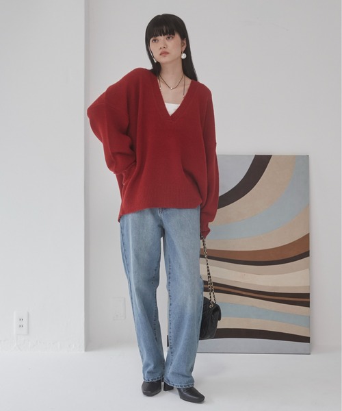 ANGIE（アンジー）の「ローライズデニムパンツ（デニムパンツ・レディース・ブラック/グレー/ブルー・MEDIUM）」の7枚目の写真