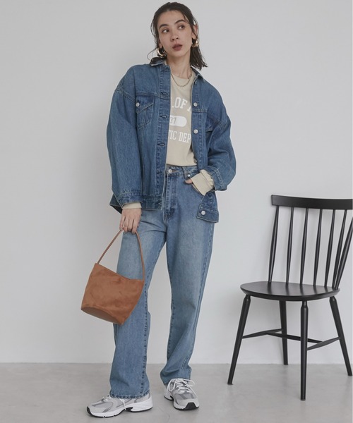 ANGIE（アンジー）の「ローライズデニムパンツ（デニムパンツ・レディース・ブラック/グレー/ブルー・MEDIUM）」の20枚目の写真