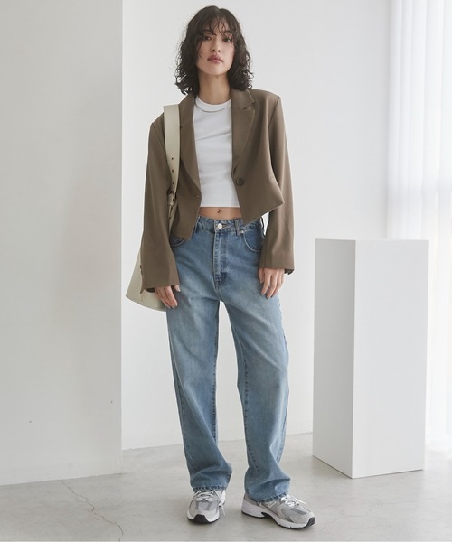 ANGIE（アンジー）の「ローライズデニムパンツ（デニムパンツ・レディース・ブラック/グレー/ブルー・MEDIUM）」の21枚目の写真