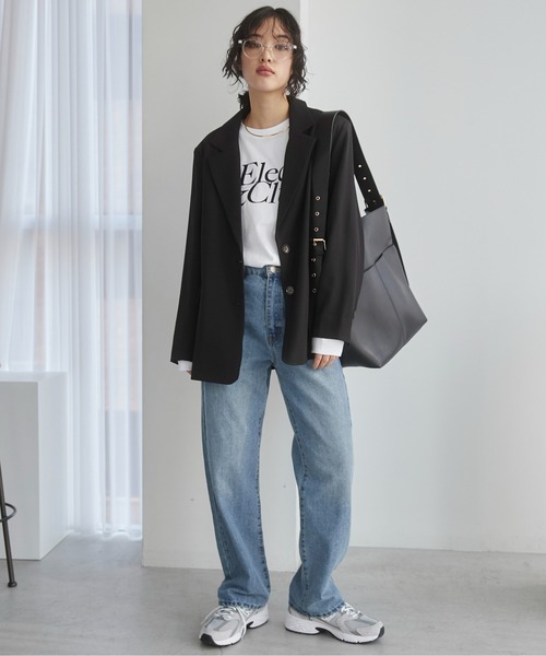 ANGIE（アンジー）の「ローライズデニムパンツ（デニムパンツ・レディース・ブラック/グレー/ブルー・MEDIUM）」の22枚目の写真